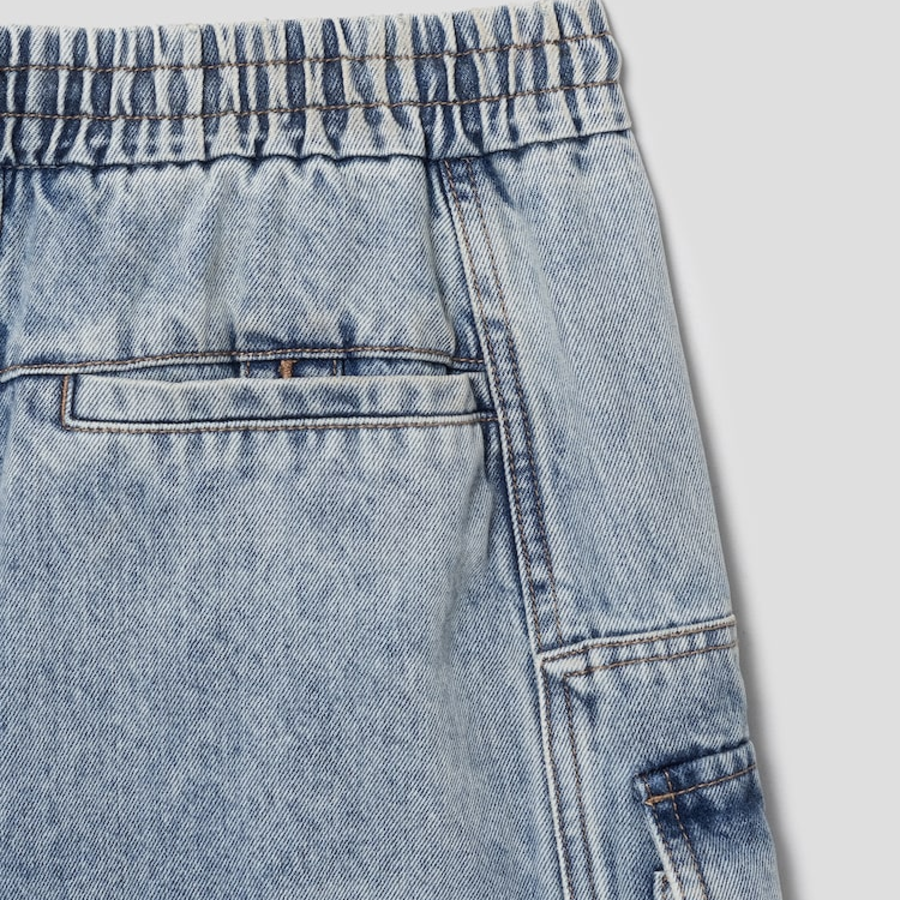 JUUN.J Denim Cargo Shorts – Blue