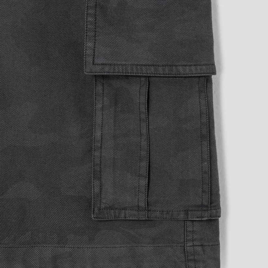 JUUN.J Camo Oxford Cotton Shorts – Ash