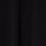 JAJU Cotton Twisted Yarn U-Neck Short Sleeve T-Shirt – Black