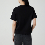 JAJU Heavy Cotton Short Sleeve T-Shirt – Black