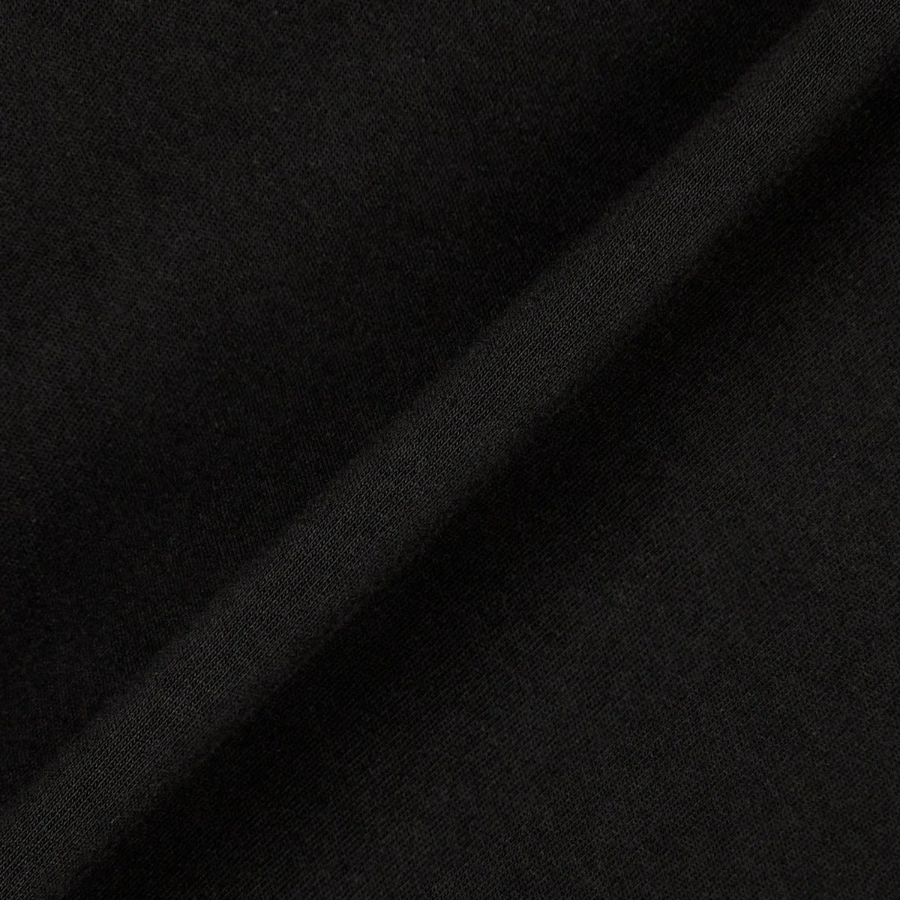 JAJU Heavy Cotton Short Sleeve T-Shirt – Black