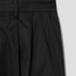 JUUN.J Light Fine Cotton Long Chino Shorts – Black