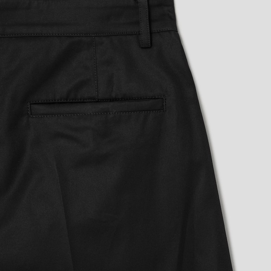 JUUN.J Light Fine Cotton Long Chino Shorts – Black