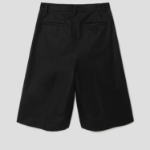 JUUN.J Light Fine Cotton Long Chino Shorts – Black