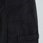 JUUN.J [CORE] Painting Stripe Velcro Detailed Shorts – Black