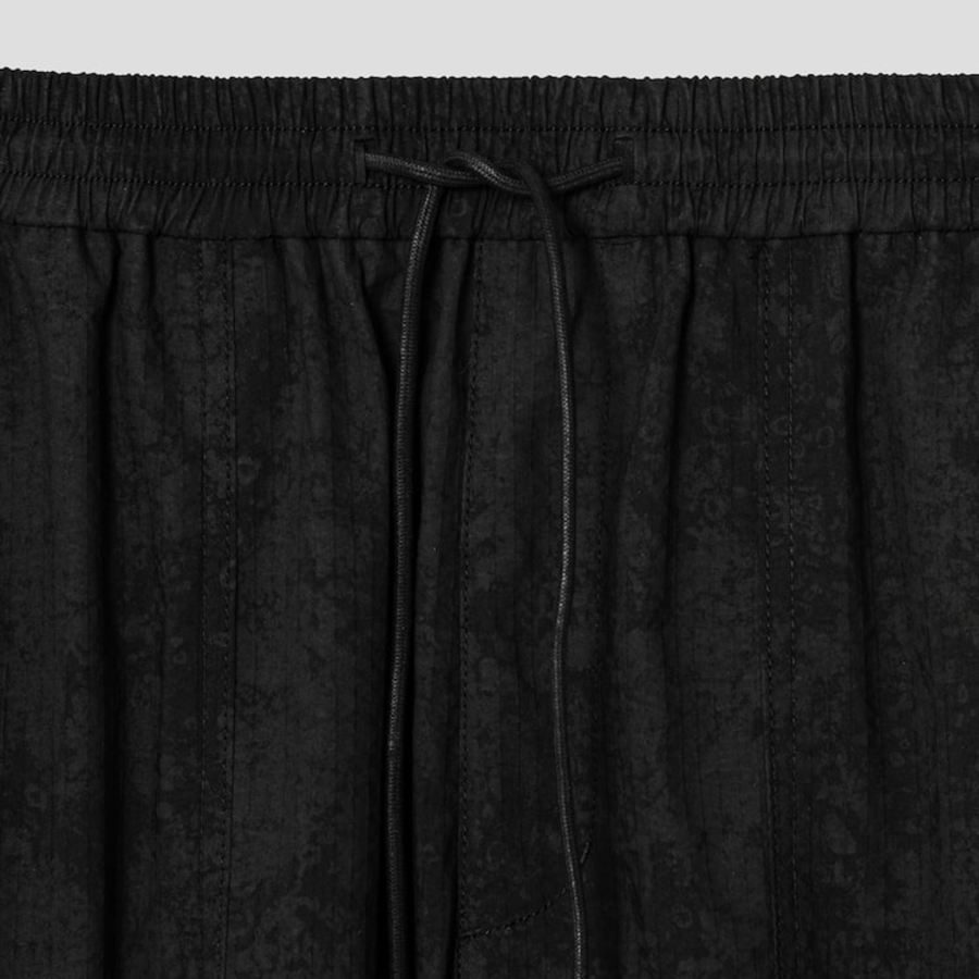 JUUN.J [CORE] Painting Stripe Velcro Detailed Shorts – Black