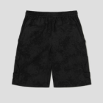 JUUN.J [CORE] Painting Stripe Velcro Detailed Shorts – Black