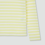 JAJU Boatneck Cotton Stretch Long Sleeve T-Shirt – Yellow