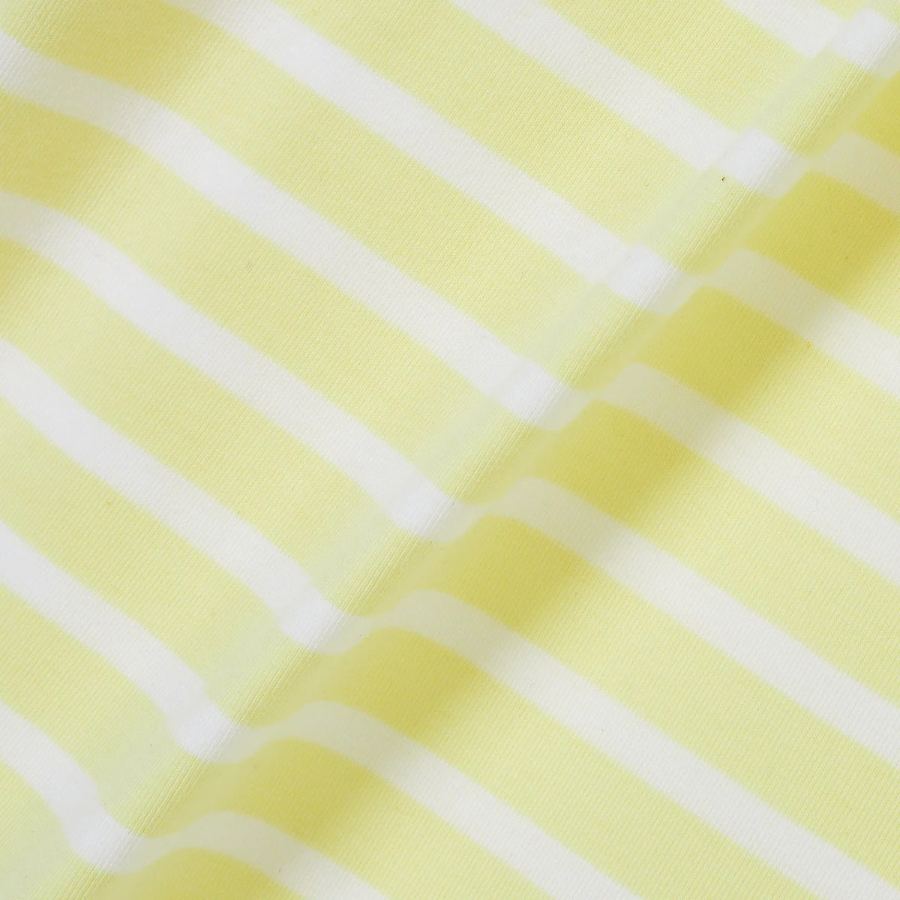 JAJU Boatneck Cotton Stretch Long Sleeve T-Shirt – Yellow