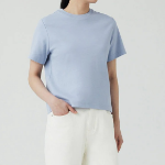 JAJU Heavy Cotton Short Sleeve T-Shirt – Sky Blue