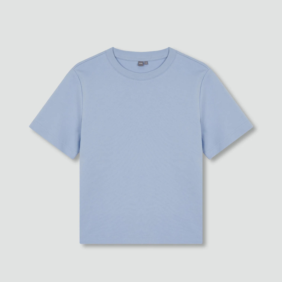 JAJU Heavy Cotton Short Sleeve T-Shirt – Sky Blue