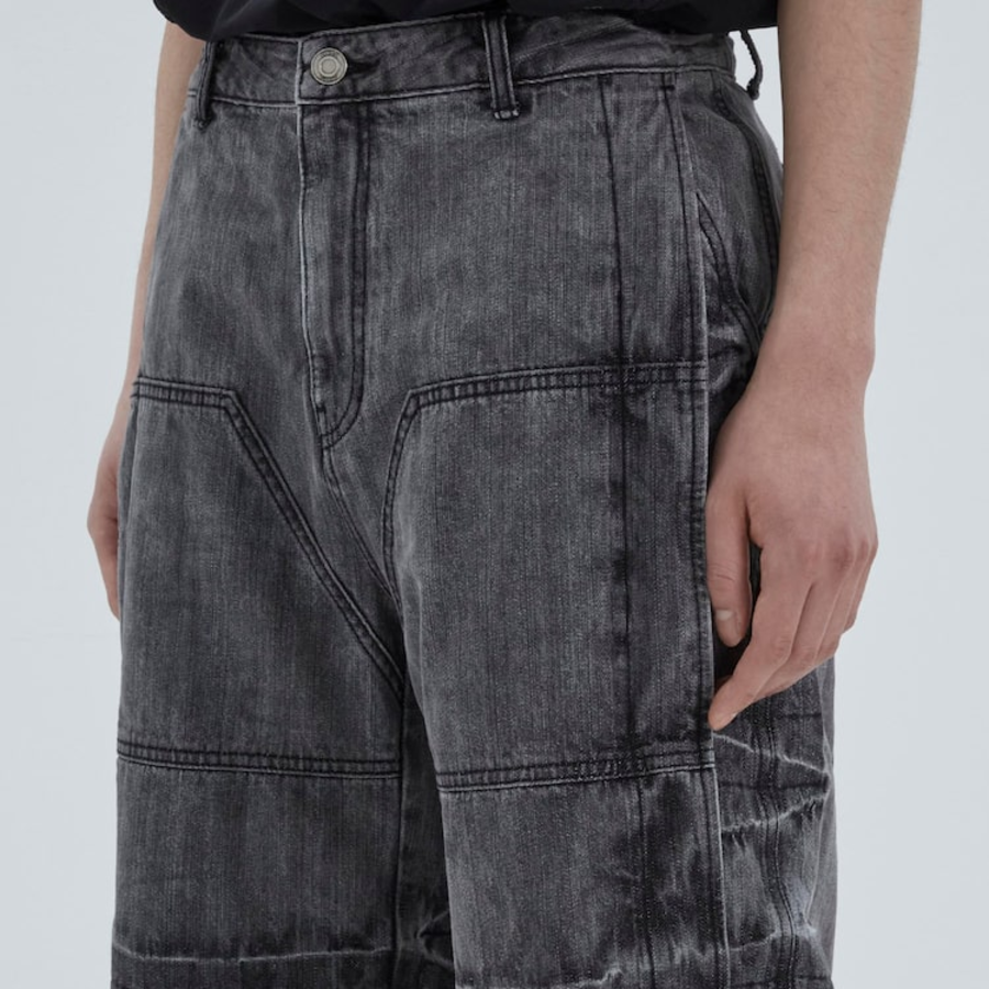 JUUN.J Denim Bermuda Pants – Grey