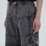 JUUN.J Denim Bermuda Pants – Grey