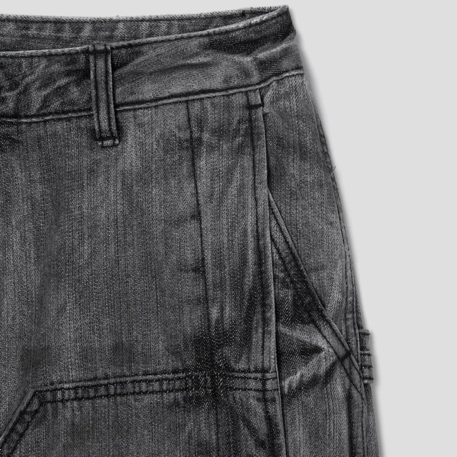 JUUN.J Denim Bermuda Pants – Grey