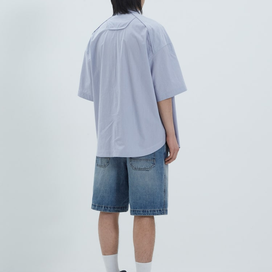 JUUN.J Denim Double Waist Shorts – Sky Blue