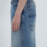 JUUN.J Denim Double Waist Shorts – Sky Blue