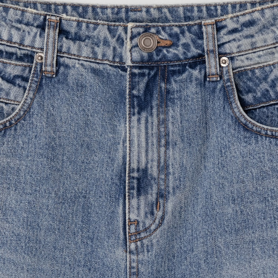 JUUN.J Denim Double Waist Shorts – Sky Blue