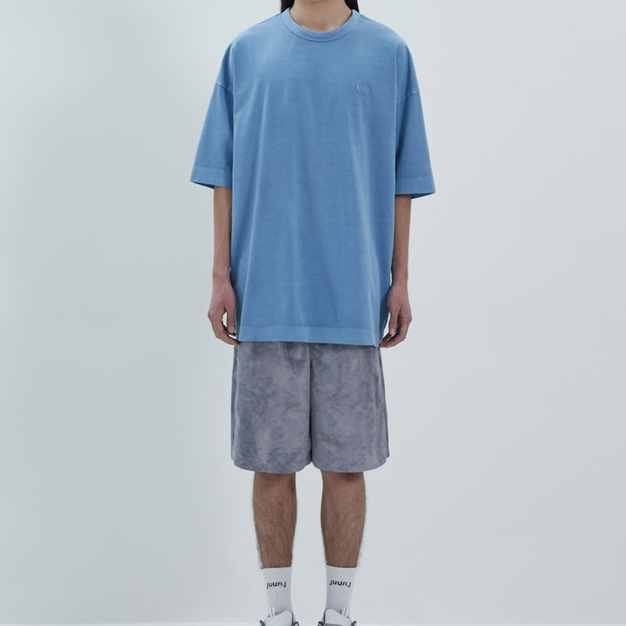 JUUN.J Dyed Print Wide Shorts – Grey