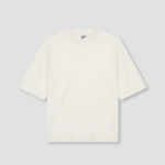 JAJU Cotton Mock Neck T-Shirt – Ivory