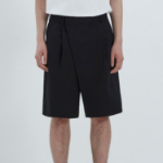 JUUN.J Wool Wrap Shorts – Black