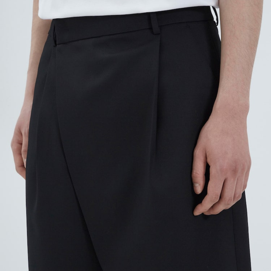 JUUN.J Wool Wrap Shorts – Black