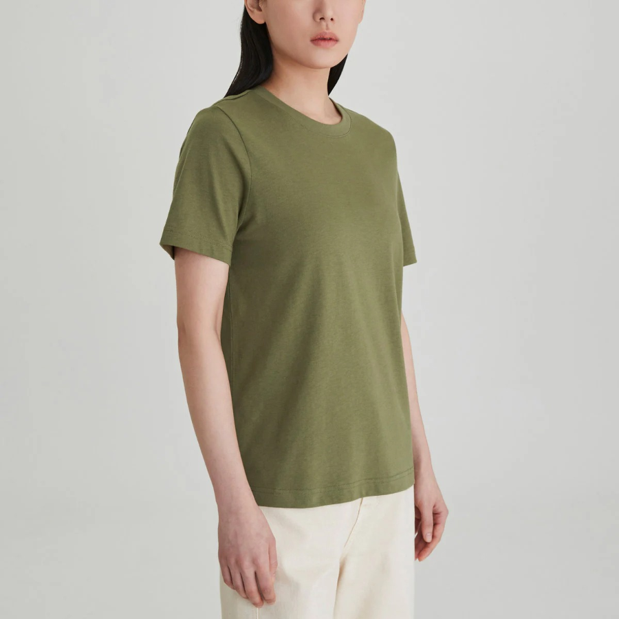 JAJU Smart Cotton T-Shirt – Khaki