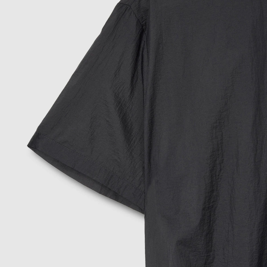 JAJU Square Texture T-Shirt – Charcoal