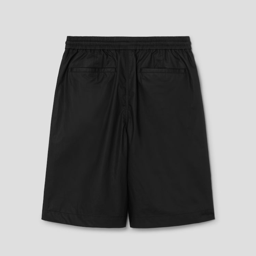 JUUN.J City Cotton Wide Shorts – Black
