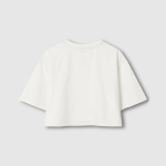 JAJU Sorona Crop Short-Sleeve T-Shirt – White