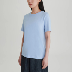 JAJU Smart Cotton Short-Sleeve T-Shirt – Sky Blue