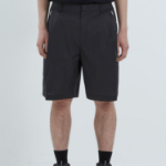 JUUN.J [CORE] City Cotton Leather Detailed Shorts – Black