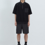 JUUN.J [CORE] City Cotton Leather Detailed Shorts – Black