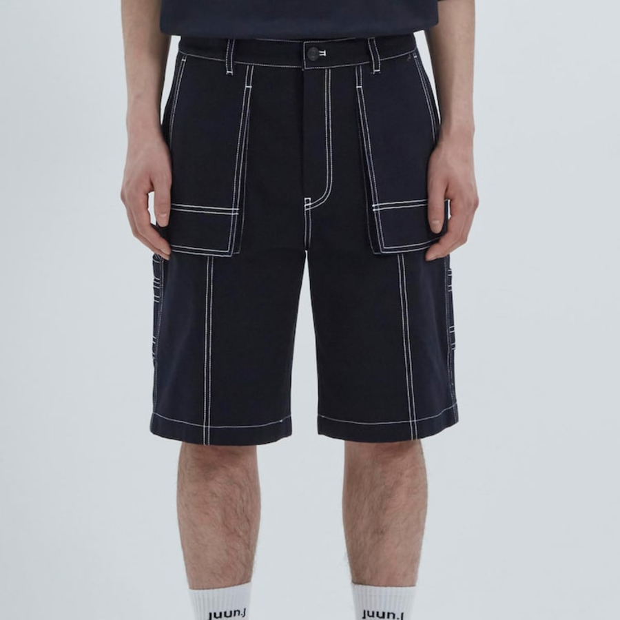 JUUN.J Cotton Carpenter Shorts – Black