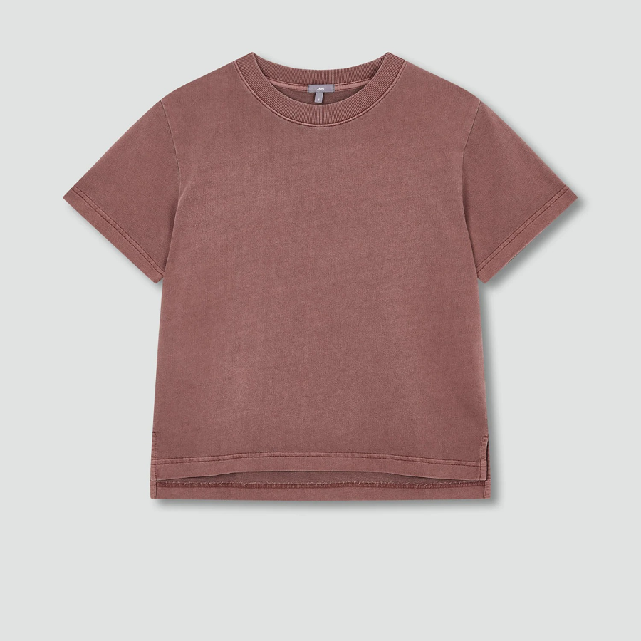 JAJU Washing Short-Sleeve T-Shirt – Brown