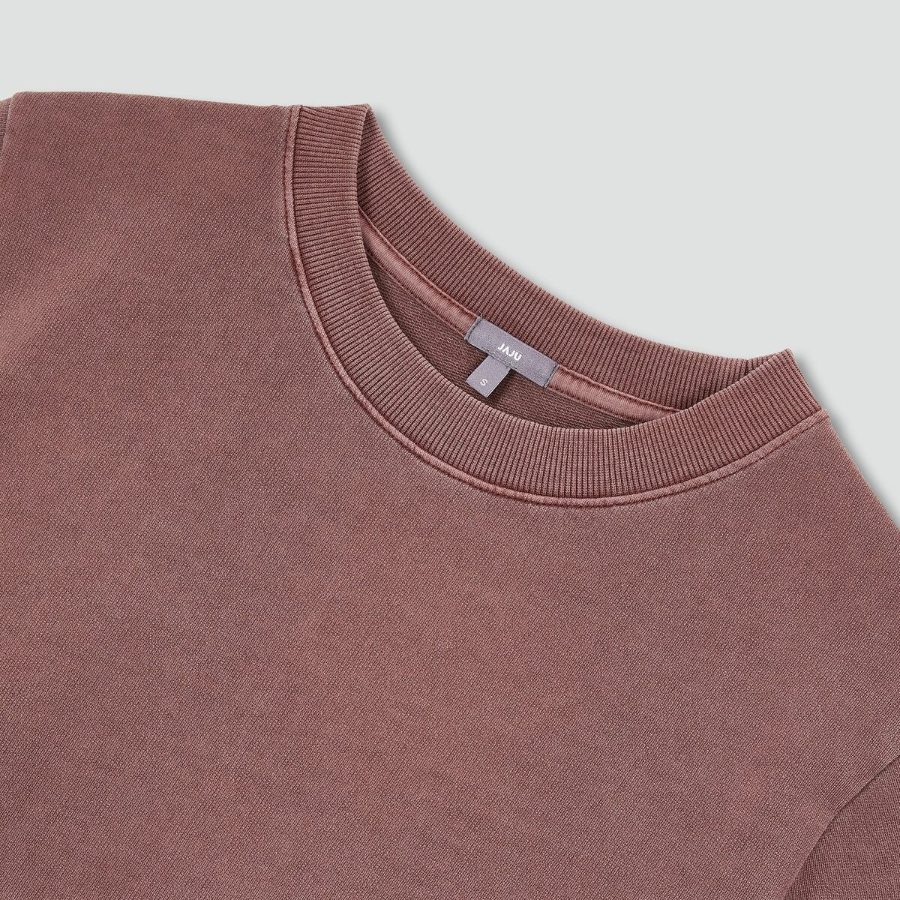 JAJU Washing Short-Sleeve T-Shirt – Brown