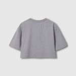 JAJU Sorona Crop Short Sleeve T-Shirt – Light Grey