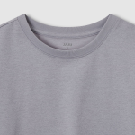 JAJU Sorona Crop Short Sleeve T-Shirt – Light Grey