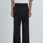 JUUN.J [CORE] Wrinkled Poly-Wool Cargo Pants – Black