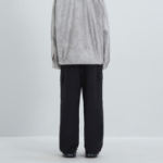 JUUN.J [CORE] Wrinkled Poly-Wool Cargo Pants – Black