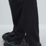 JUUN.J [CORE] Wrinkled Poly-Wool Cargo Pants – Black