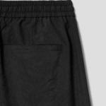 JUUN.J [CORE] Wrinkled Poly-Wool Easy Pants – Black