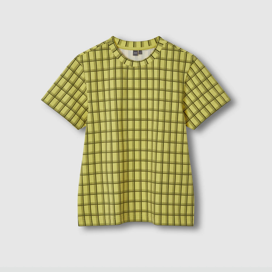 JAJU Check T-Shirt – Dark Yellow