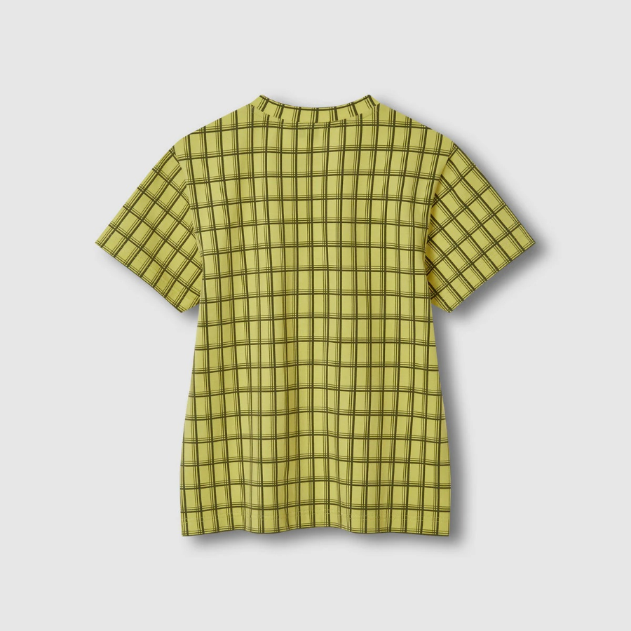 JAJU Check T-Shirt – Dark Yellow