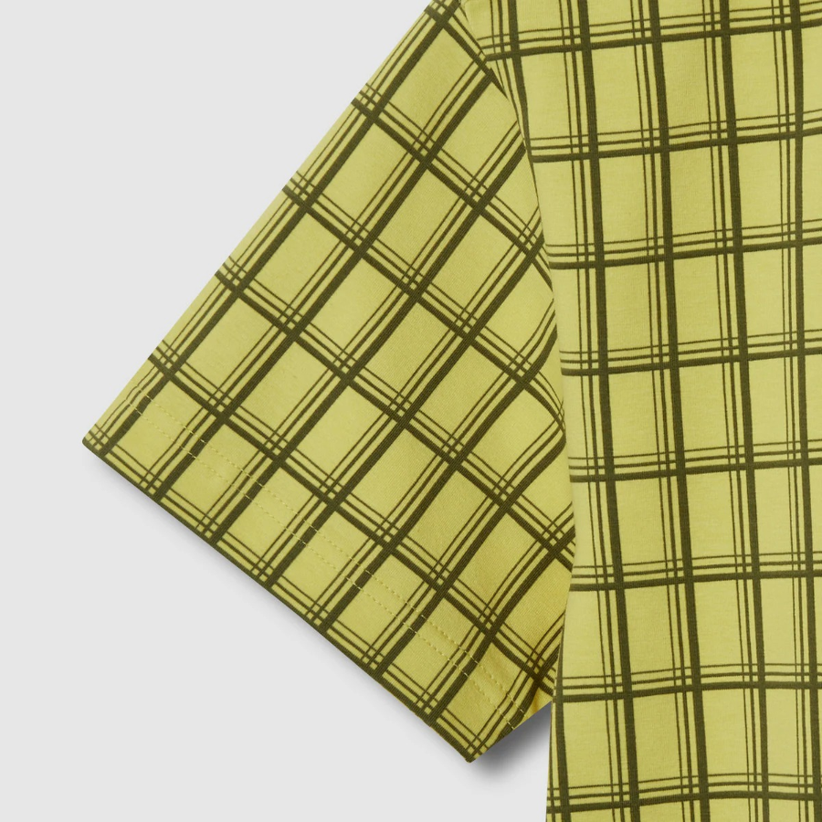 JAJU Check T-Shirt – Dark Yellow