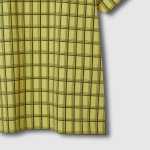 JAJU Check T-Shirt – Dark Yellow