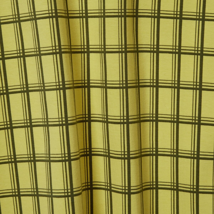 JAJU Check T-Shirt – Dark Yellow