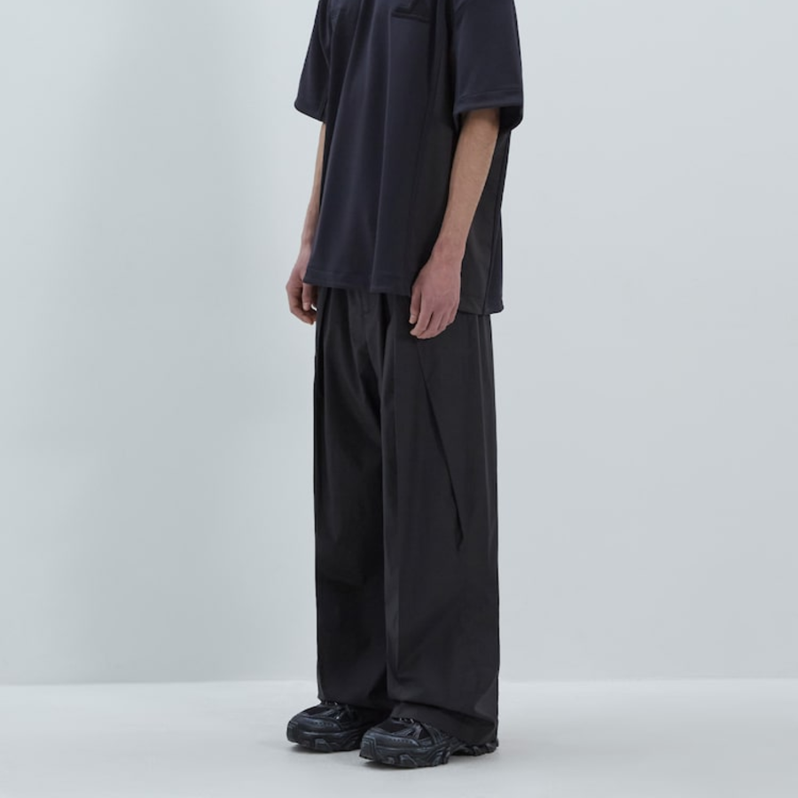 JUUN.J [CORE] City Cotton Covered Pants – Black
