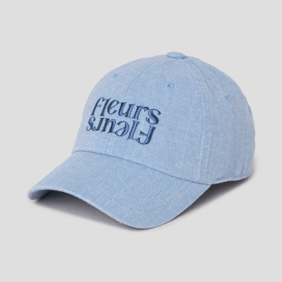 8 seconds Denim Ball Cap — Sky Blue