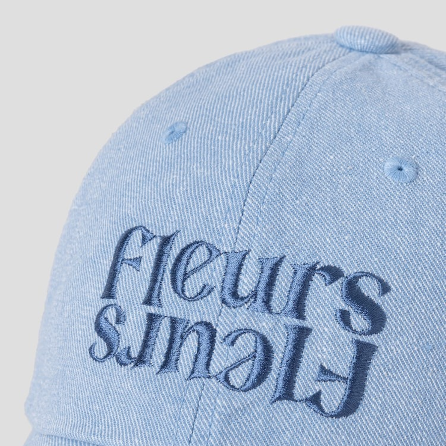 8 seconds Denim Ball Cap — Sky Blue