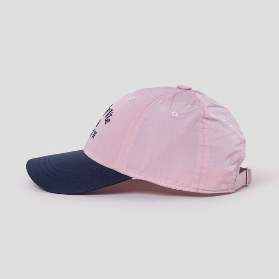 8 seconds Nylon Contrast Ball Cap — Light Pink